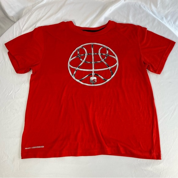 And1 Men’s Red Basketball Tee - Picture 1 of 3